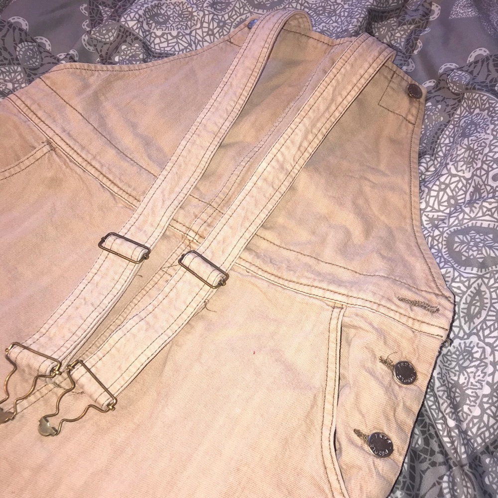 Free People pink overall dress